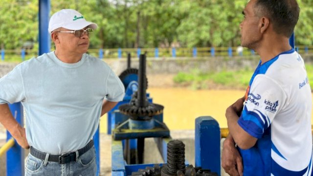 Debit Air Baku Menurun Masuk Instalasi, Beni Iskandar Cek Langsung ke Bendungan