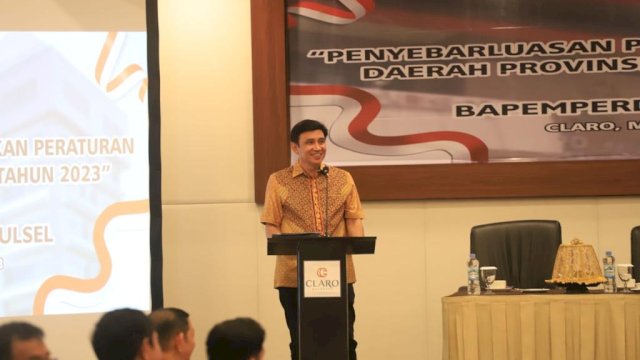 Bapemperda DPRD Sulsel Gelar Penyebarluasan Propemperda