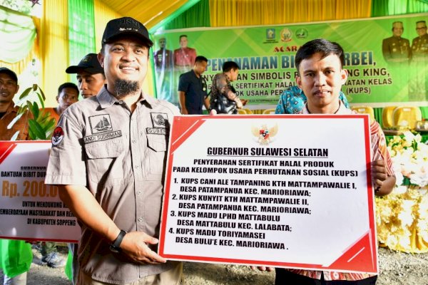 Kembalikan Kejayaan Sutera Soppeng, Penanaman Perdanan 1,5 Juta Bibit Murbei di Desa Patampanua
