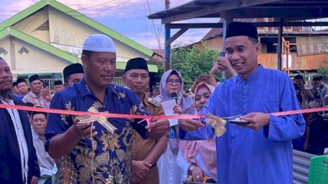 Ketua DPRD Makassar, Rudianto Lallo Resmikan Sekolah TK Islam Ah-Zahrah, di Kampung Kera-kera.