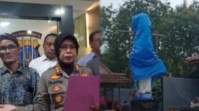 Kapolres Kulon Progo Dicopot Buntut Kasus Patung Bunda Maria Ditutup Terpal