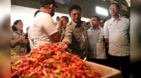 Mentan SYL bersama PJ Gub DKI Sidak Pasar Kramatjati, Pastikan Bawang dan Cabai Aman