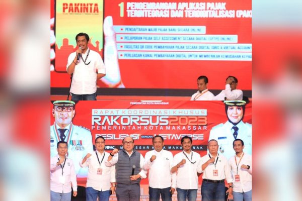 Rakorsus Pemkot Makassar, Firman Pagarra Paparkan Empat Progress Inovasi Menuju PAD Minimal 2 Triliun