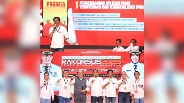 Rakorsus Pemkot Makassar, Firman Pagarra Paparkan Empat Progress Inovasi Menuju PAD Minimal 2 Triliun