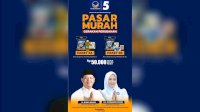 Gelar Pasar Murah, Partai NasDem Siapkan 1000 Kupon Per Kecamatan di Makassar