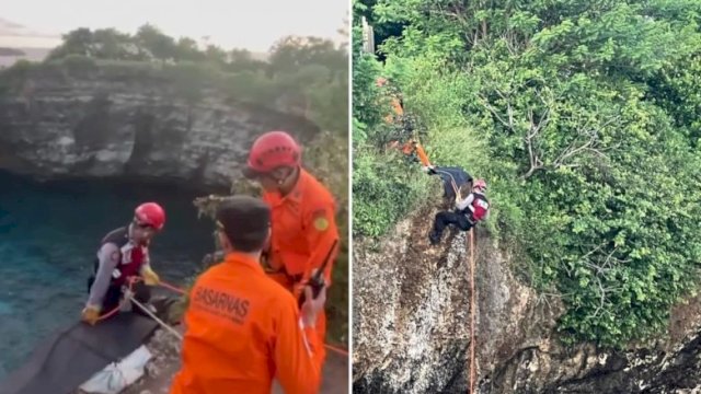 Wisatawan India Tewas Terjatuh Saat Berpose di Bibir Tebing Broken Beach Bali