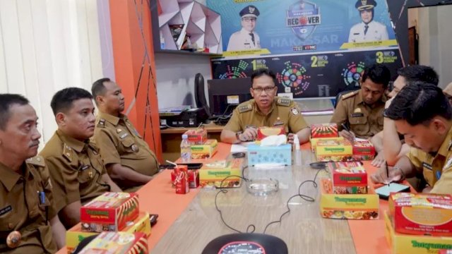 Rakor Awal Pekan, Camat Aminuddin Minta Jajarannya Fokus Pembenaan-Penataan Taman di Wilayah Rappocini