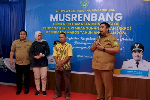 Bupati Berikan Atensi Khusus Atas Penyampaian Berbagai Isu di Pelaksanaan Musrenbang Kecamatan Moncongloe
