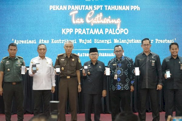 Walikota Judas Hadiri Pekan Panutan SPT Tahunan PPh Tax Gathering KPP Pratama Palopo