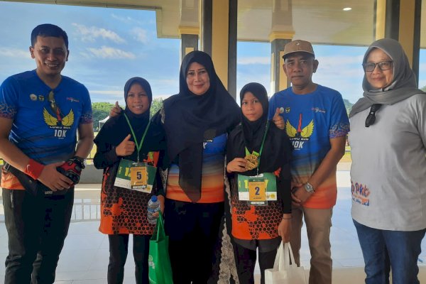 Si Kembar Asal Bastem masuk Lima Besar Luwu Run 10K 2023