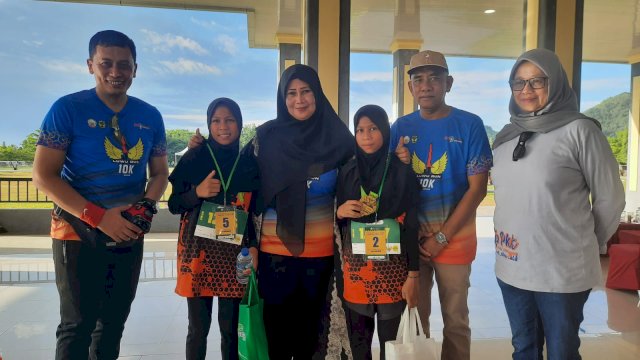 Si Kembar Asal Bastem masuk Lima Besar Luwu Run 10K 2023