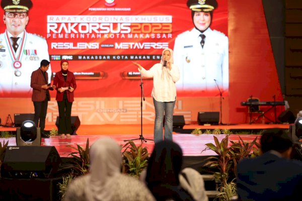 Penutupan Rakorsus Pemkot Makassar 2023, Wawali Fatmawati Rusdi Tekankan Pentingnya Kolaborasi Seluruh OPD