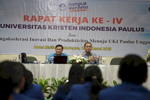 Danny Pomanto Jadi Narasumber Utama di Raker UKI Paulus