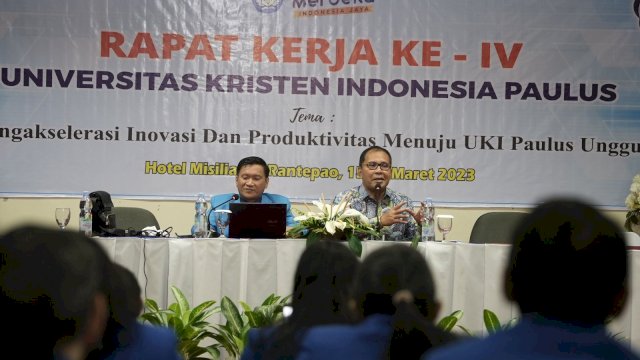 Danny Pomanto Jadi Narasumber Utama di Raker UKI Paulus