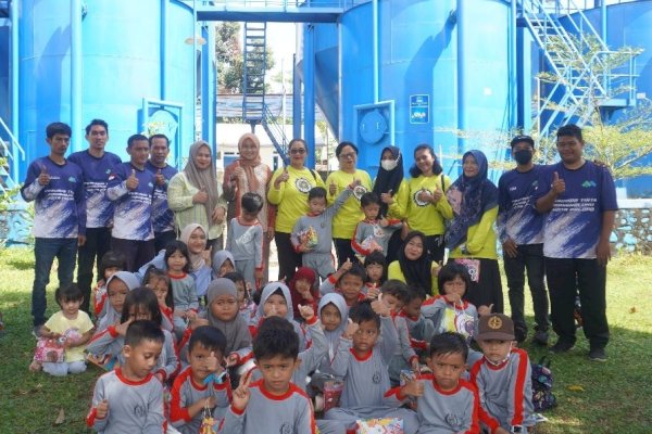 TK Bina Estetika Kunjungan Belajar ke Perumda Tirta Mangkaluku Palopo