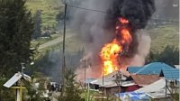 KKB Bakar 3 Rumah di Puncak Papua