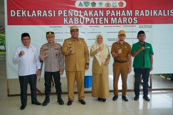 Deklarasi Penolakan Paham Radikalisme di Maros