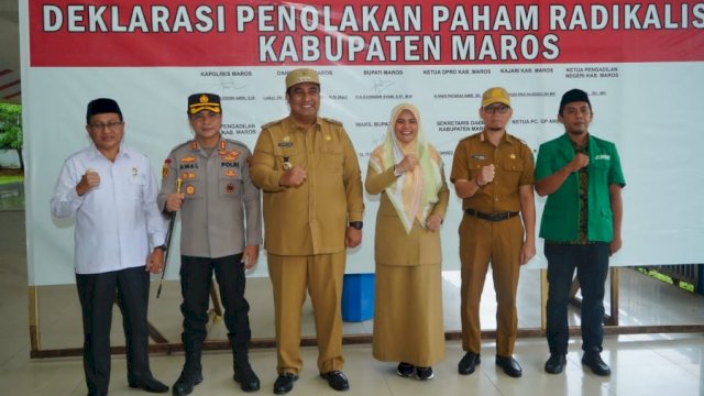 Deklarasi Penolakan Paham Radikalisme di Maros