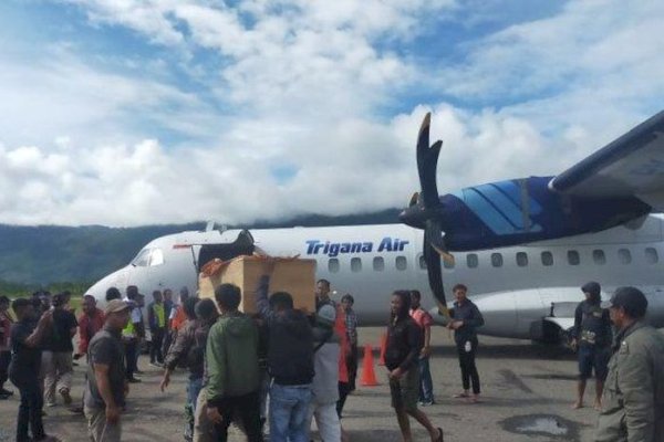 KKB Berulah Lagi, Tembaki Pesawat Trigana Air di Yahukimo