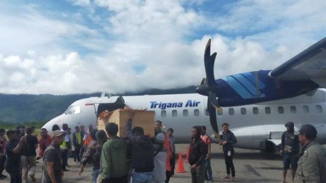 KKB Berulah Lagi, Tembaki Pesawat Trigana Air di Yahukimo