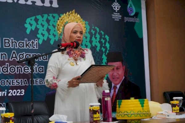 Wabup Suhartina Bohari Hadiri Upacara Peringatan Hari Amal Bhakti ke-77 Kemenag RI Tingkat Kabupaten Maros