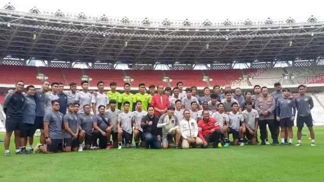 Beri Semangat untuk Timnas U-20, Jokowi: Jangan Sedih, Masih Bisa Main di AFF hingga Olimpiade