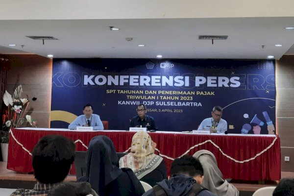 Kabar Baik! Triwulan I 2023, Penerimaan Pajak Kanwil DJP Sulselbartra Tumbuh 29 Persen