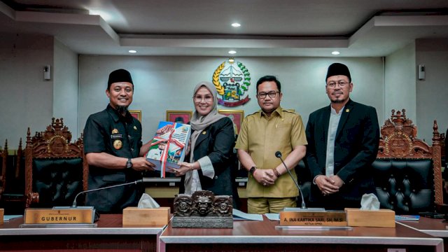 Sembilan Fraksi DPRD Sulsel Sampaikan Hasil Reses ke Gubernur Sulsel