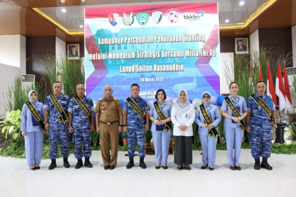BKKBN Sulsel dan Lanud Hasanuddin Kampanyekan Pencegahan Stunting