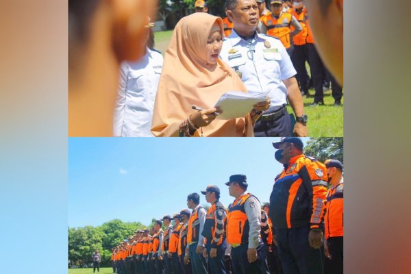 Sambut Idul Fitri 1444 H, Kadishub Makassar Aulia Pimpin Apel Kesiapan  Personil