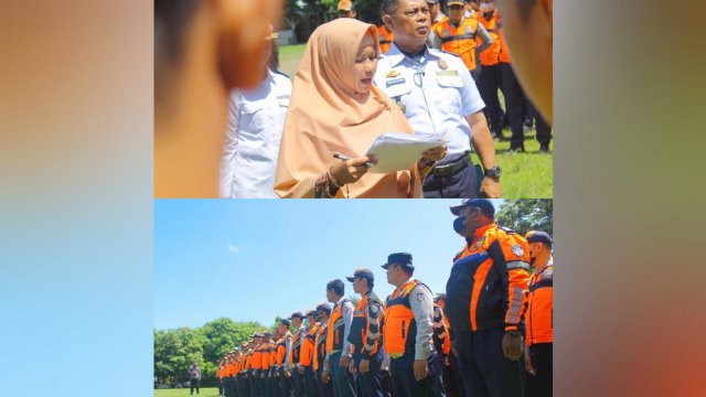 Sambut Idul Fitri 1444 H, Kadishub Makassar Aulia Pimpin Apel Kesiapan Personil