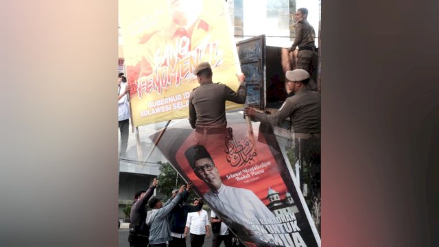 Pasca Lebaran Idul Fitri 1444 H, Bapenda Makassar Tertibkan Reklame di 200 Titik