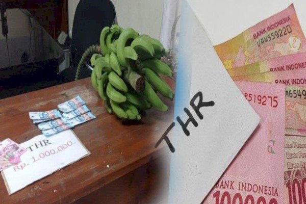 Usai Viral Surat Minta THR, Kantor BNN Tasikmalaya Dapat Kiriman Setandan Pisang dan Uang Mainan