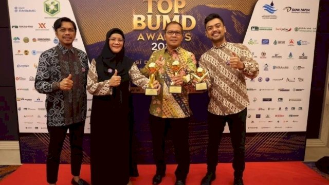 Selamat! Perumda Parkir Makassar Raya Sabet Dua Penghargaan Nasional