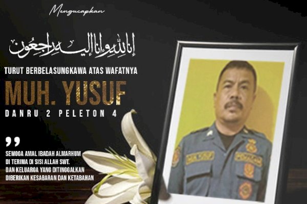 Damkar Makassar Ucapkan Belasungkawa atas Wafatnya Muh.Yusuf