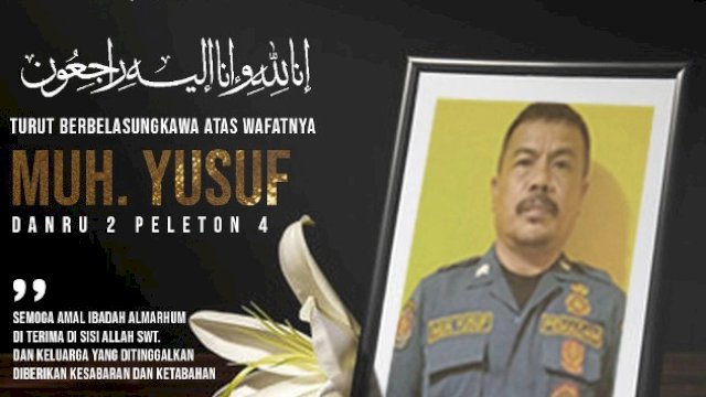 Damkar Makassar Ucapkan Belasungkawa atas Wafatnya Muh.Yusuf