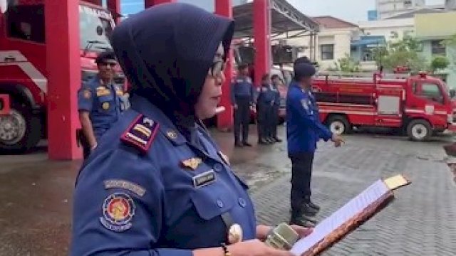 Upacara HUT Pemadam Kebakaran dan Penyelamatan