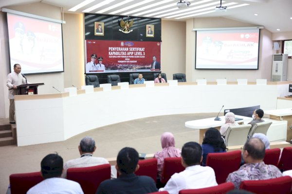 Capai Sertifikat APIP Level 3, Wali Kota Danny Pomanto Optimis Selanjutnya Target Level 4