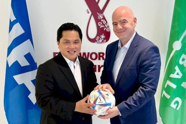 Indonesia Terhindar Sanksi Berat, Erick Thohir : FIFA Hanya Beri Kartu Kuning