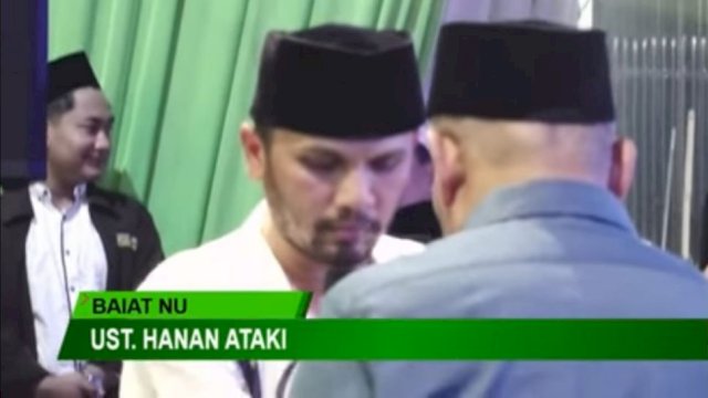 Dibaiat Masuk NU, Hanan Attaki: Saya Akan Syiarkan Ajaran Aswaja