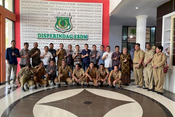 Dinas Perindang &#038; ESDM Pinrang Terima Kunker DPRD Pangkep