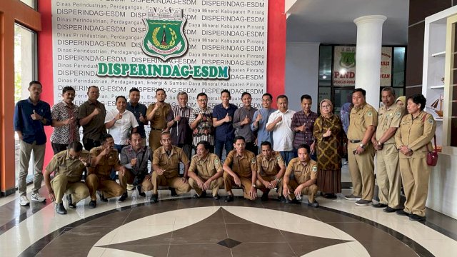 Dinas Perindang &#038; ESDM Pinrang Terima Kunker DPRD Pangkep