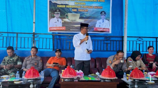 Pj Bupati Takalar Ngopi Bareng Warga Polongbangkeng Utara