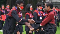 Jokowi Lepas Kontingen RI untuk SEA Games 2023 : Peringkat 1 atau 2
