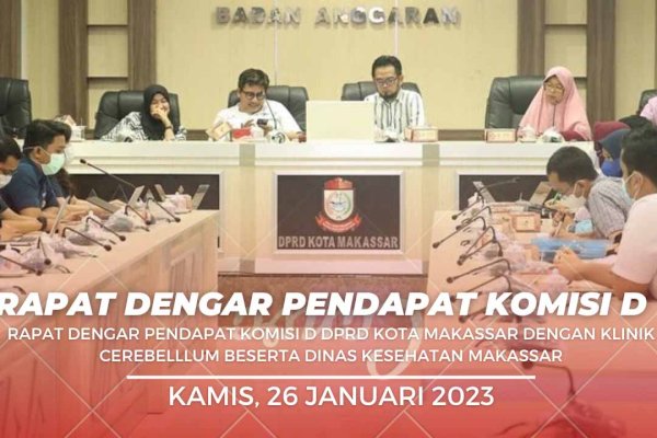 DPRD Makassar bersama Dinkes Bahas Persoalan Klinik Cerebelllum, BPJS Kesehatan Putus Kontrak