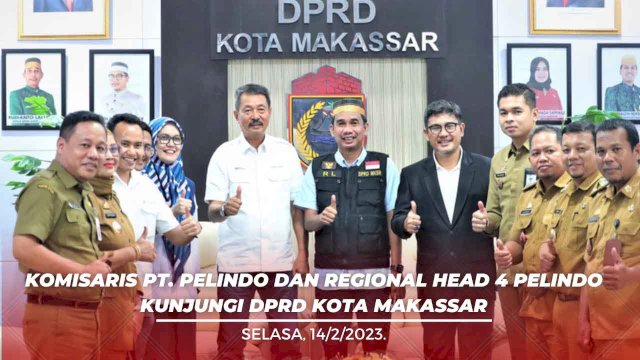 Komisaris PT. Pelindo dan Regional Head 4 Pelindo Kunjungi DPRD Kota Makassar