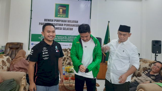 Partai PPP Kembali Rekrut Bacaleg Milenial, Kali Ini Eks Kader Golkar Makassar