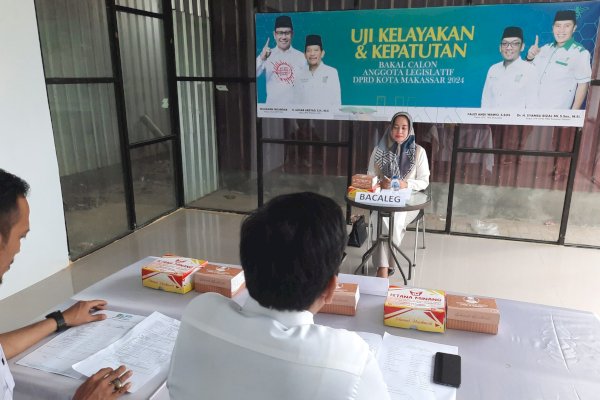 Target Satu Kursi Tiap Dapil, Partai PKB Uji Kelayakan-Kepatutan 75 Bacaleg DPRD Makassar