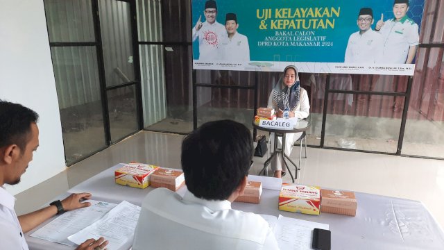 Target Satu Kursi Tiap Dapil, Partai PKB Uji Kelayakan-Kepatutan 75 Bacaleg DPRD Makassar