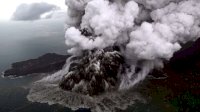 Gunung Anak Krakatau Erupsi Tengah Malam, Tinggi Kolom Abu Capai 1,5 Km